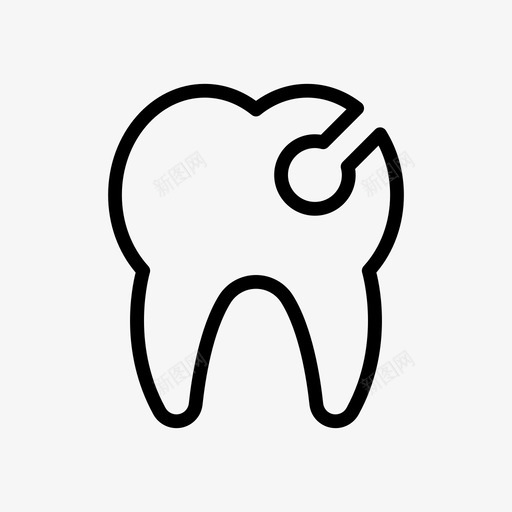 空腔牙科保健svg_新图网 https://ixintu.com 牙齿 空腔 牙科 保健 口腔 医疗 护理 字形