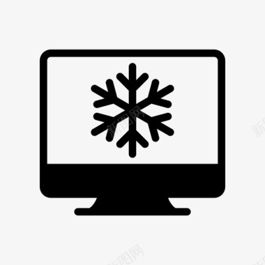 雪花圣诞节电脑图标