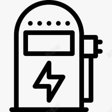 电源银行大电池充电器图标