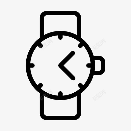 腕表钟表时尚svg_新图网 https://ixintu.com 腕表 钟表 时尚 款式 时间 生活方式 符号