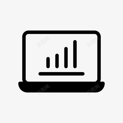 笔记本电脑图表在线svg_新图网 https://ixintu.com 笔记本 电脑 图表 在线 报告 报告表 表格 线条 符号