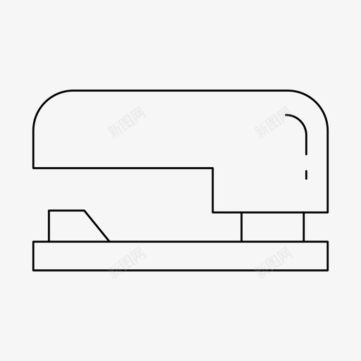 订书机教育办公室svg_新图网 https://ixintu.com 文具 订书机 教育 办公室 学校 细线