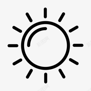 太阳能量光图标