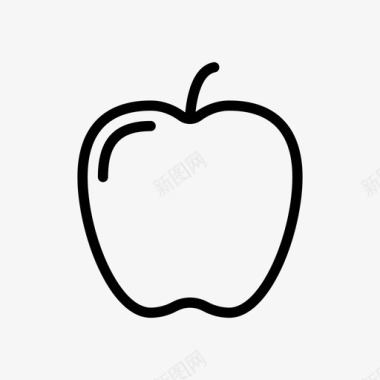 苹果农业食品图标