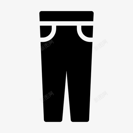 牛仔裤布料时装svg_新图网 https://ixintu.com 裤子 牛仔裤 布料 时装 生活方式 符号