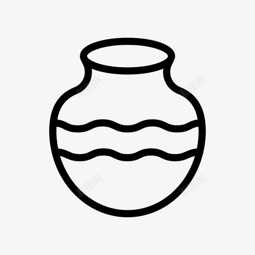 罐陶瓷陶器svg_新图网 https://ixintu.com 陶器 陶瓷 文化 纹样