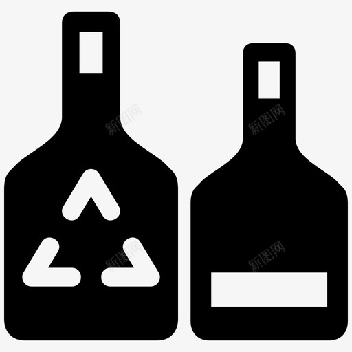 可重复使用的瓶子环保绿色和平svg_新图网 https://ixintu.com 重复 使用 用的 瓶子 环保 绿色 和平 拯救 地球