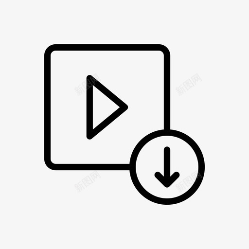 视频下载电影播放svg_新图网 https://ixintu.com 视频下载 视频 下载电影 电影 播放 放电影 院线 符号