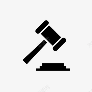 法律国家法官图标