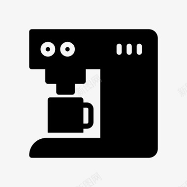 咖啡机杯子厨房图标