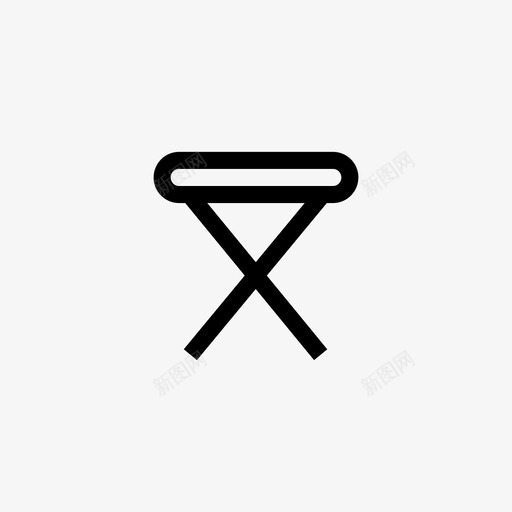 凳子家具室内svg_新图网 https://ixintu.com 家具 凳子 室内 桌子 木头 线条 符号