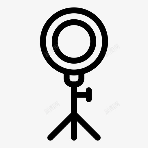 环形灯照相机闪光灯设备svg_新图网 https://ixintu.com 环形 照相机 闪光灯 设备 摄影