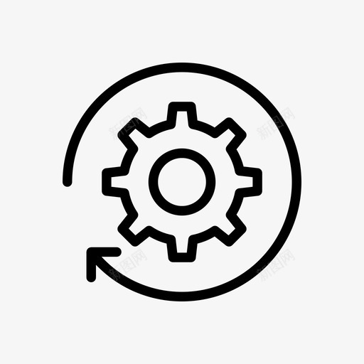 设置齿轮机械svg_新图网 https://ixintu.com 齿轮 设置 机械 工具 工程 大地测量 轮廓