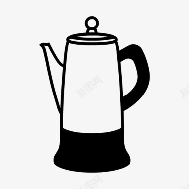 滤壶咖啡咖啡壶图标