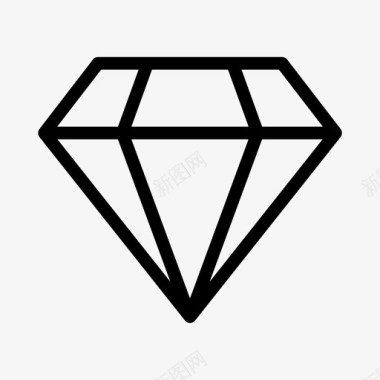 钻石宝石优质图标