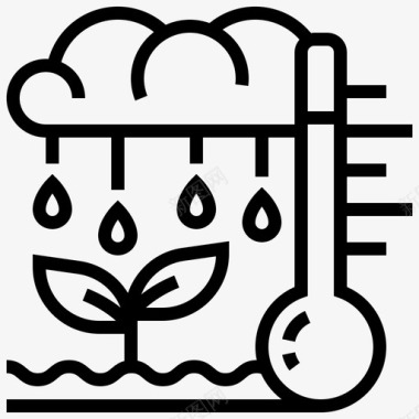 气候雨季季节图标