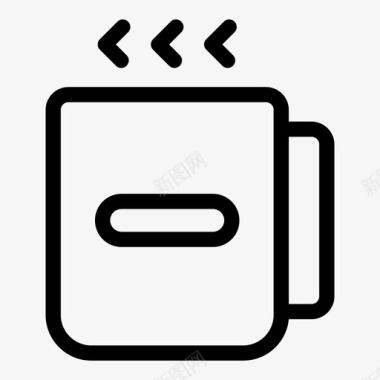 马克杯咖啡杯热饮料图标