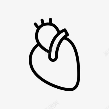 心脏身体心脏病学图标