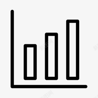 图形条形图报表图标