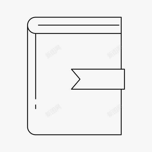 笔记本教育计划svg_新图网 https://ixintu.com 笔记本 教育 计划 阅读 文具 细线