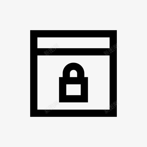 在线锁互联网私人svg_新图网 https://ixintu.com 在线 互联网 私人 安全 窗口 商业 符号
