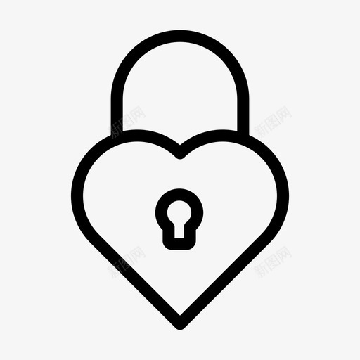 挂锁心钥匙孔svg_新图网 https://ixintu.com 爱情 挂锁 钥匙孔 浪漫 婚姻 铭文