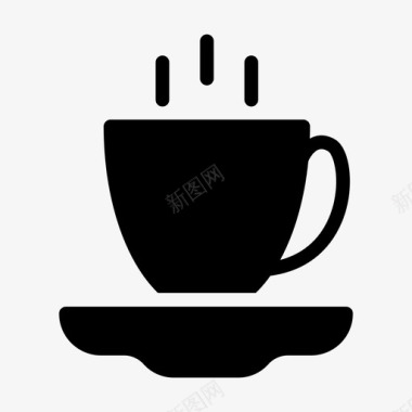 采购产品茶杯茶杯饮料图标