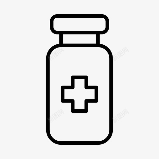 药品瓶子补充剂svg_新图网 https://ixintu.com 药品 瓶子 补充 药品生产 生产线