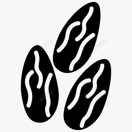 枣椰枣水果svg_新图网 https://ixintu.com 椰枣 水果 棕榈