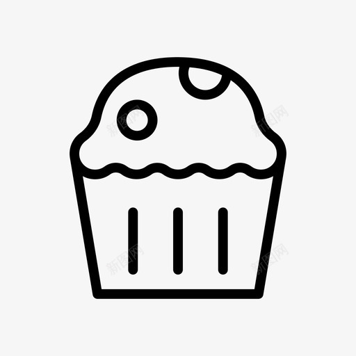 纸杯蛋糕面包房美味svg_新图网 https://ixintu.com 纸杯 蛋糕 面包房 美味 松饼 甜味