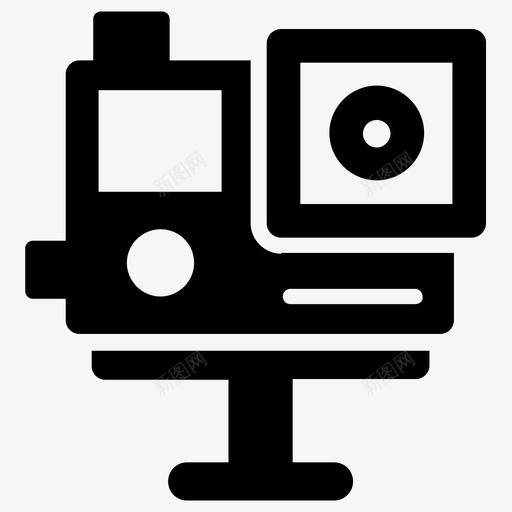 动作相机数码相机摄影svg_新图网 https://ixintu.com 相机 动作 摄影 数码相机 专业 摄像机 电影 雕文 图标 收藏