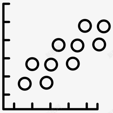 散点图数据分析数据图表图标