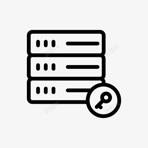 服务器数据库密钥svg_新图网 https://ixintu.com 服务器 数据库 密钥 安全 安全网 网页 托管 标志 标志符 符号