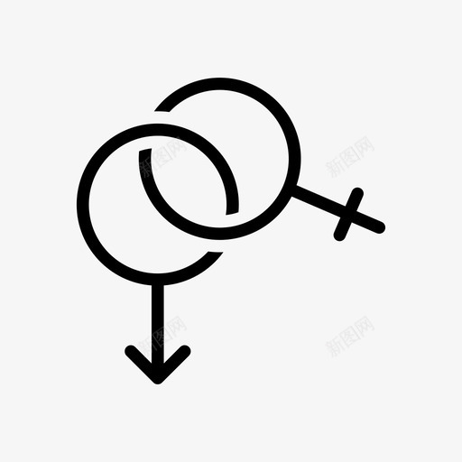 浪漫爱情婚姻svg_新图网 https://ixintu.com 情人节 婚礼 浪漫 爱情 婚姻 线条 符号