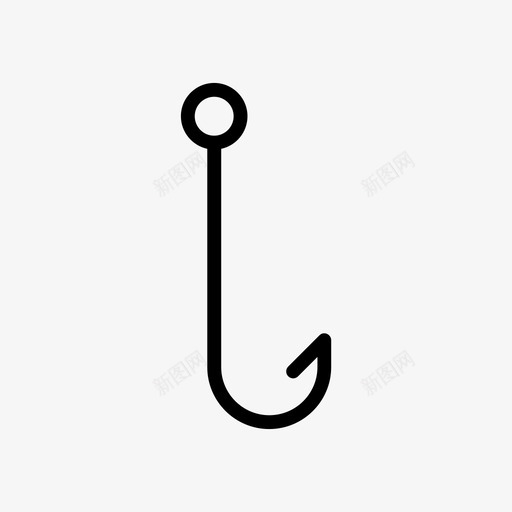 钩锚鱼钩svg_新图网 https://ixintu.com 假日 钩锚 鱼钩 钓鱼 雕文