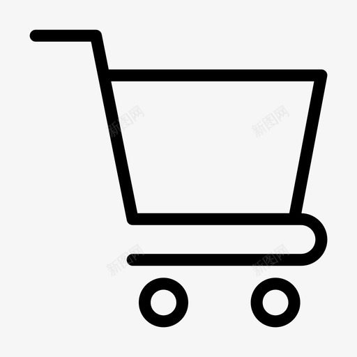 购物车购物篮生活方式线和符号svg_新图网 https://ixintu.com 购物车 购物篮 生活方式 符号