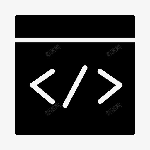 编程开发互联网svg_新图网 https://ixintu.com 网页 编程 开发 互联网 设计开发 像素 字形