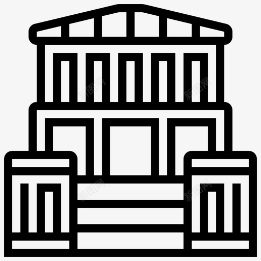 雅典卫城古代建筑svg_新图网 https://ixintu.com 雅典 卫城 古代建筑 建筑 古希 希腊