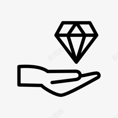 钻石护理宝石图标