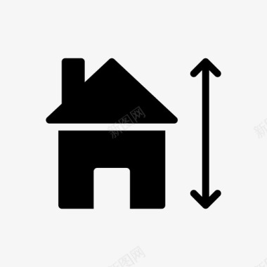 住宅蓝图建筑图标
