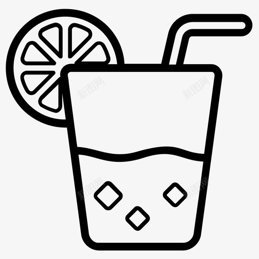 采购产品柠檬水饮料柑橘汁svg_新图网 https://ixintu.com 食品 饮料 采购 产品 柠檬水 柑橘 食品饮料 意大利 中国 系列 图标
