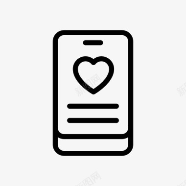 手机约会爱情图标