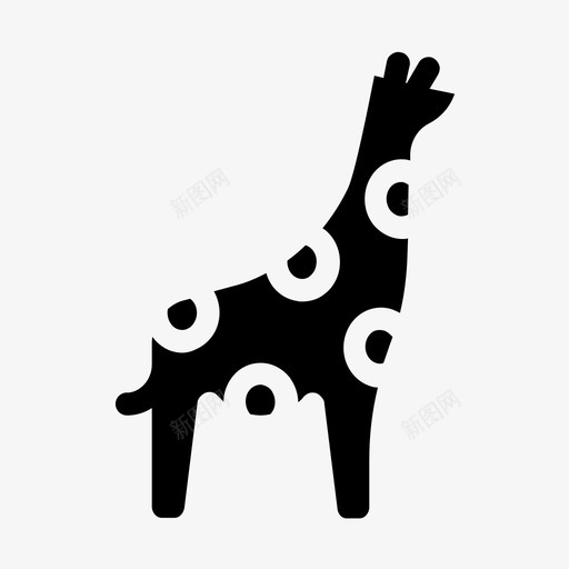 长颈鹿动物王国动物svg_新图网 https://ixintu.com 动物 长颈鹿 王国 哺乳动物 野生动物 自然 公园