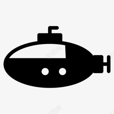 潜艇军事战争图标