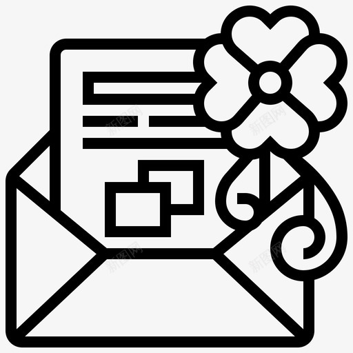 邮件公告卡片svg_新图网 https://ixintu.com 邮件 公告 卡片 邀请函 信件 帕特 帕特里 里克 日行
