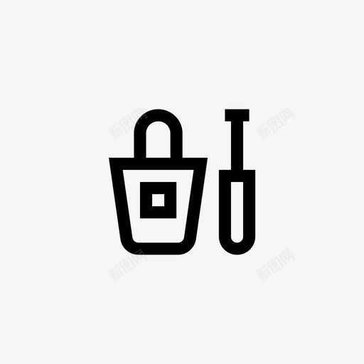 睫毛膏美容刷子svg_新图网 https://ixintu.com 美容 睫毛膏 刷子 化妆品 沙龙 像素 完美 线条 轮廓