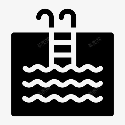游泳池假日热游泳池svg_新图网 https://ixintu.com 游泳池 假日 海浪 酒店
