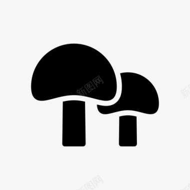蘑菇鹅膏菌自然图标