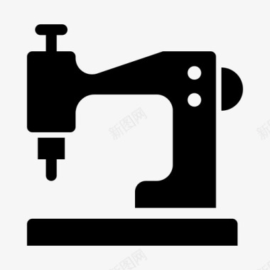 缝纫机手工艺品裁缝图标