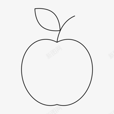 苹果食用水果图标